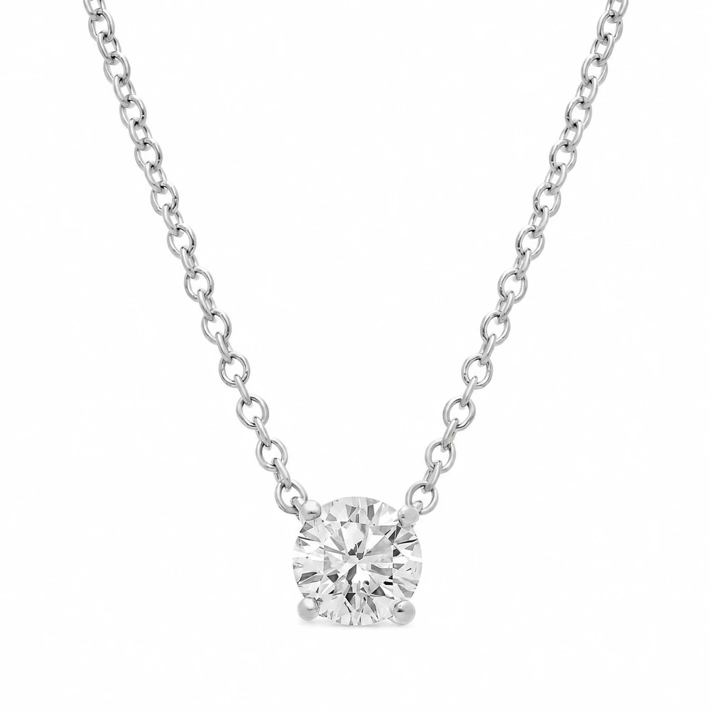 Solitaire Diamond Pendant