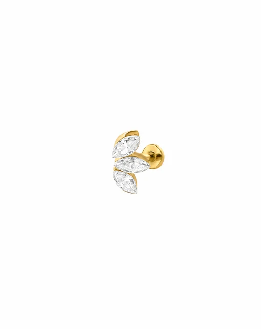 Marquise Trio Diamond Earring