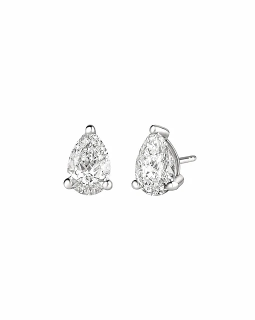 Pear Diamond Studs