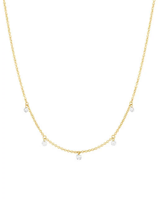 Floating Diamond Necklace